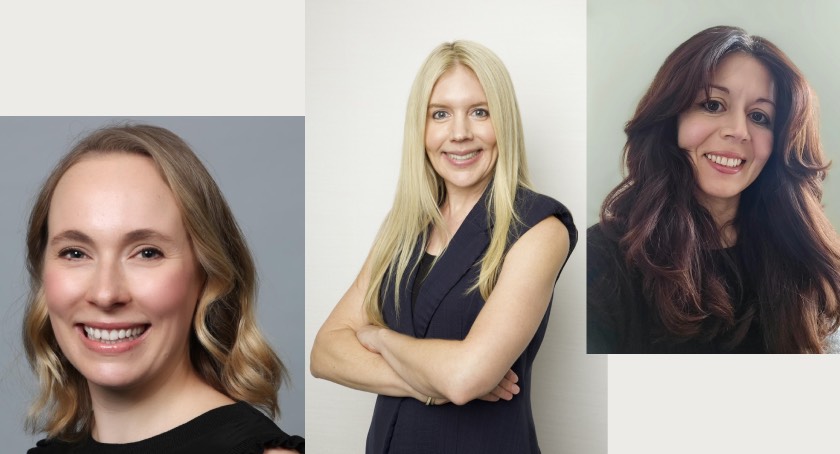 (L-R): Anna Mayo (NielsenIQ); Irina Mazur (Revieve); and Hilary Hutcheson (RoC Skincare).